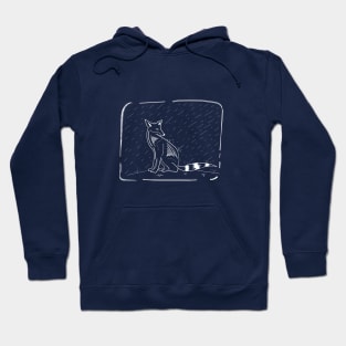 Fox under the rain Hoodie